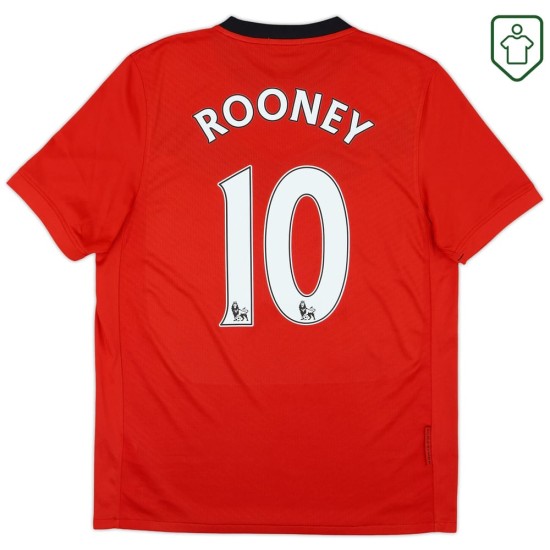 Camiseta retro local hombre Manchester United 2009/10 Rooney #10