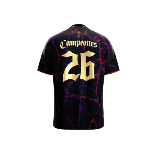 Camiseta Campeones de España FC Barcelona 2026 para Niño - Negro