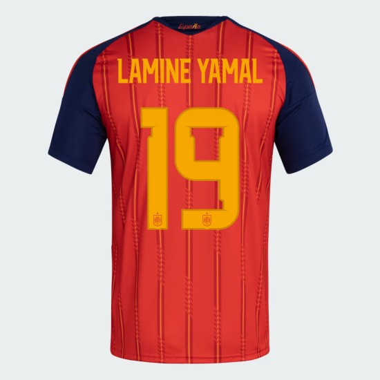 Camiseta Oficial Local España 2026 Hombre LAMINE YAMAL #19