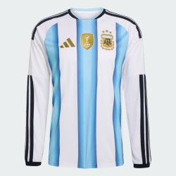 Camiseta de manga larga local de la Copa del Mundo 2026 de Argentina para niño