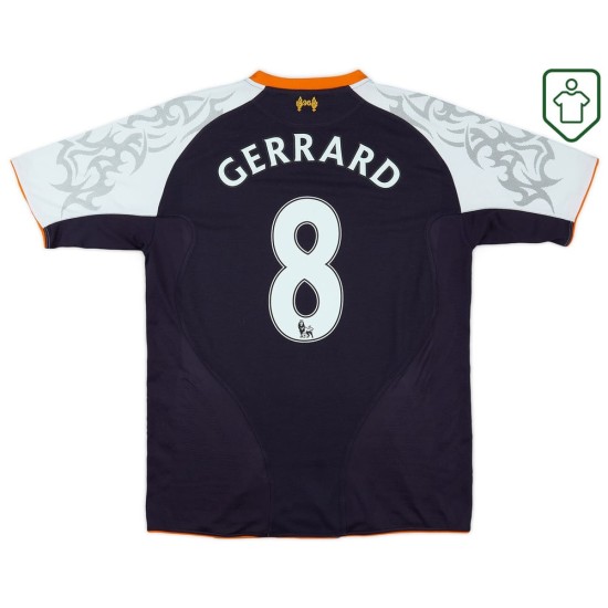Camiseta retro tercera hombre Liverpool 2012/13 Gerrard #8 Camiseta retro tercera hombre Liverpool 2012/13 Gerrard #8