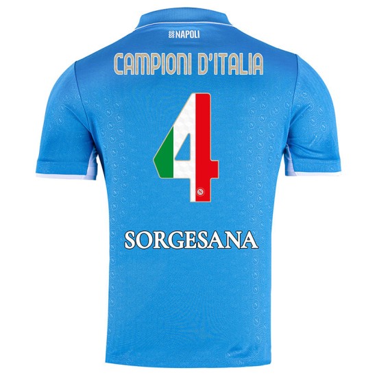 Camiseta Niño Napoli 2024/25 Local Campeones de Italia