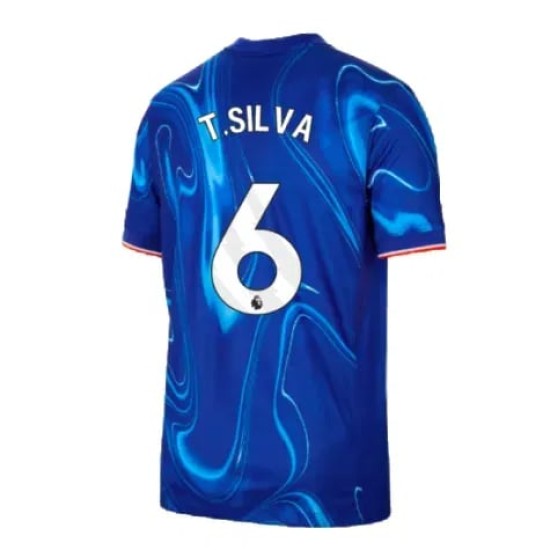 Camiseta de casa T.SILVA Chelsea 2024/25 para niños