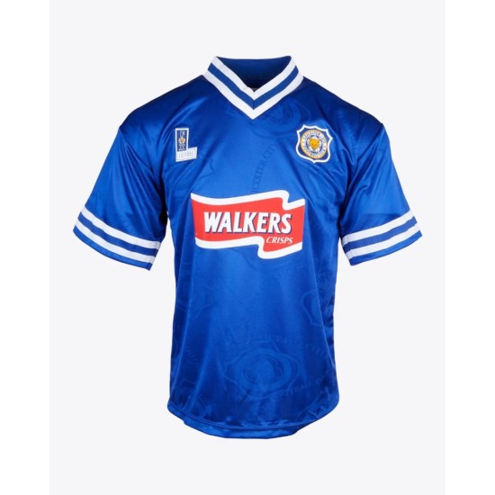 Camiseta Retro Local Mujer Leicester City 1996