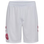 Pantalones Cortos Mundial 2026 Local Dinamarca - Blanco Niño