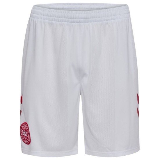Pantalones Cortos Mundial 2026 Local Dinamarca - Blanco Niño