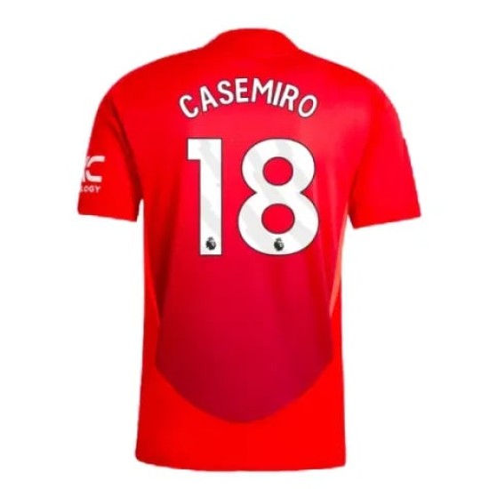 Camiseta de casa CASEMIRO Manchester United 2024/25 para hombres