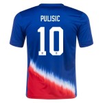 Christian Pulisic #10 USMNT Camiseta de Visita Copa América 2024 Christian Pulisic #10 USMNT Camiseta de Visita Copa América 2024