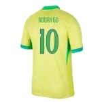 Camiseta de casa RODRYGO Brasil 2024 para niños Camiseta de casa RODRYGO Brasil 2024 para niños