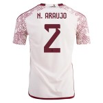 Nestor Araujo #2 México Camiseta de Visita Mundial 2022 Nestor Araujo #2 México Camiseta de Visita Mundial 2022