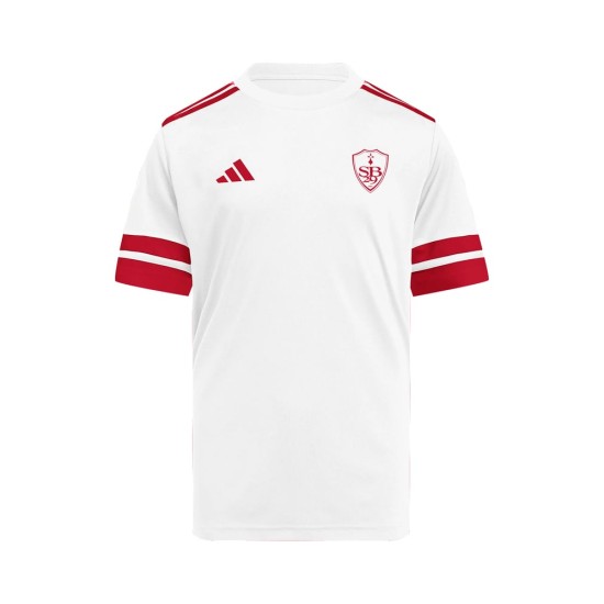 Tercera camiseta de calentamiento Brest 2025/26 niño – blanca Tercera camiseta de calentamiento Brest 2025/26 niño – blanca