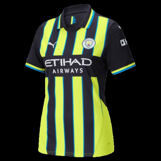 Camiseta de visitante de mujeres Manchester City 2024/25 Camiseta de visitante de mujeres Manchester City 2024/25