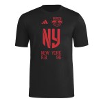 Camiseta Tercera Hook AEROREADY 2025 del New York Red Bulls para Hombre - Negra