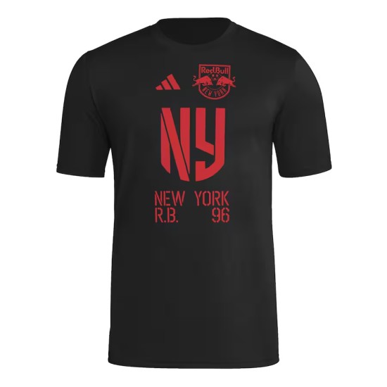 Camiseta Tercera Hook AEROREADY 2025 del New York Red Bulls para Hombre - Negra