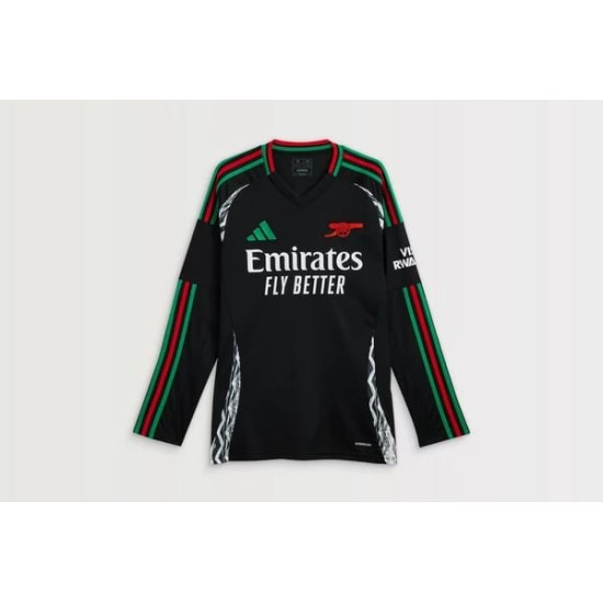 Camisa de visitante de manga larga para hombre Arsenal 2024/25 Camisa de visitante de manga larga para hombre Arsenal 2024/25