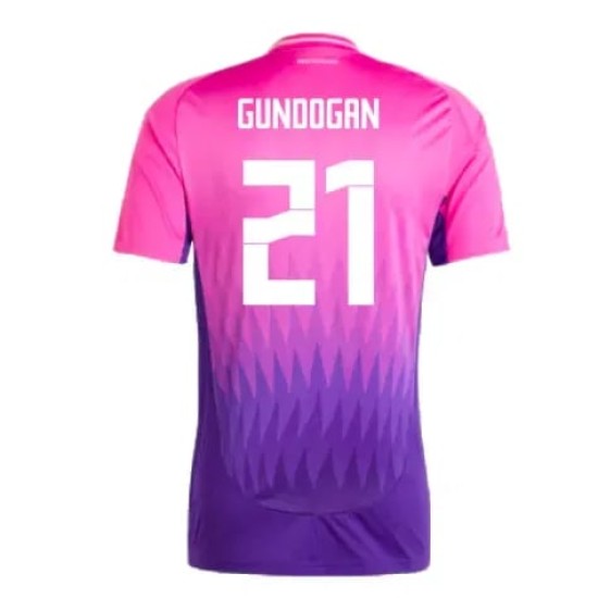 Camiseta de visitante GUNDOGAN Alemania 2024 para hombres