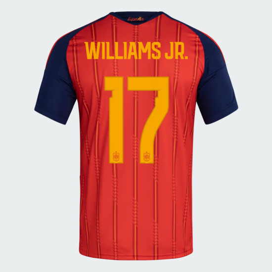 Camiseta Oficial Local España 2026 Mujer WILLIAMS JR. #17