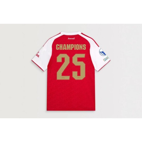 Camiseta Hombre Arsenal 2025/26 Local Campeones UWCL Camiseta Hombre Arsenal 2025/26 Local Campeones UWCL