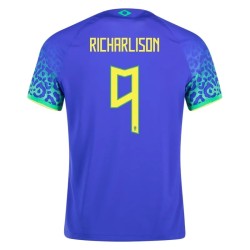 Richarlison #9 Brasil Camiseta de Visita Mundial 2022