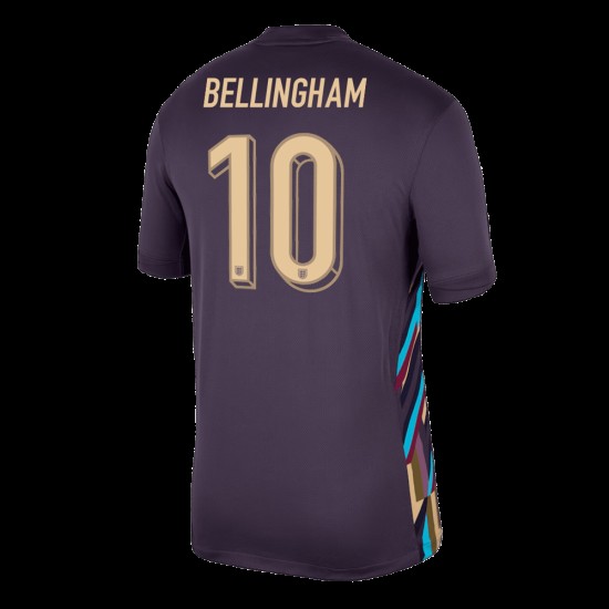 Jude Bellingham #10 Inglaterra Camiseta de Visita EURO 2024 Jude Bellingham #10 Inglaterra Camiseta de Visita EURO 2024