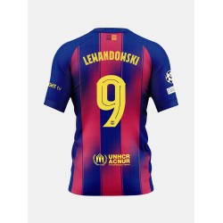 Camiseta Local UCL del FC Barcelona 2025/26 para Hombre - LEWANDOWSKI #9