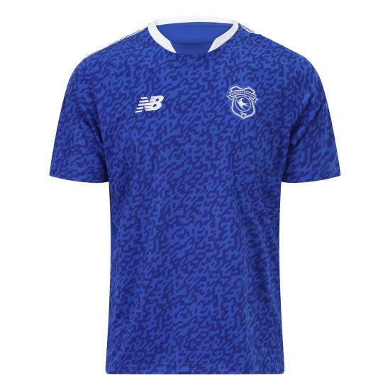 Camiseta de calentamiento local Cardiff City 2025/26 mujer Camiseta de calentamiento local Cardiff City 2025/26 mujer