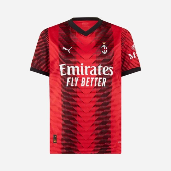 Camisa de casa para hombre Milan 2023/24 Camisa de casa para hombre Milan 2023/24