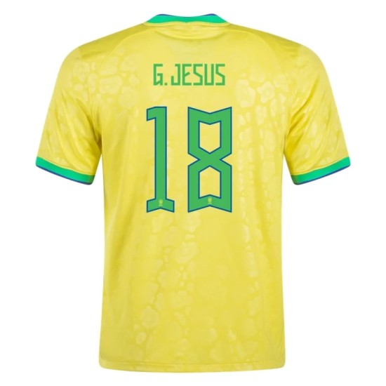 Gabriel Jesus #18 Brasil Camiseta de Local Mundial 2022