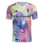 Camiseta Previa al Partido Tercera 2025 del Columbus Crew para Mujer - Blanca Camiseta Previa al Partido Tercera 2025 del Columbus Crew para Mujer - Blanca