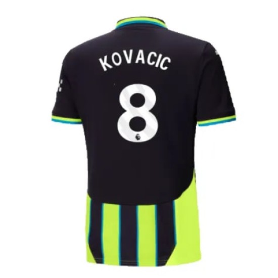 Camiseta de visitante KOVACIC Manchester City 2024/25 para mujeres Camiseta de visitante KOVACIC Manchester City 2024/25 para mujeres