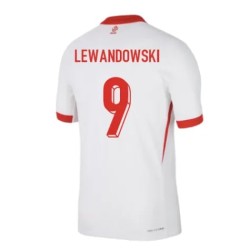 Camiseta de casa LEWANDOWSKI Polonia 2024/25 para niños