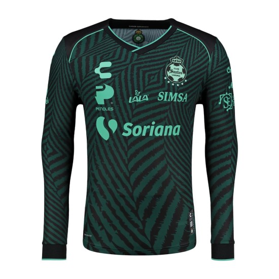 Camiseta Niño Santos Laguna 2024/25 Visitante Manga Larga Camiseta Niño Santos Laguna 2024/25 Visitante Manga Larga