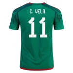 Carlos Vela #11 México Camiseta de Local Mundial 2022 Carlos Vela #11 México Camiseta de Local Mundial 2022