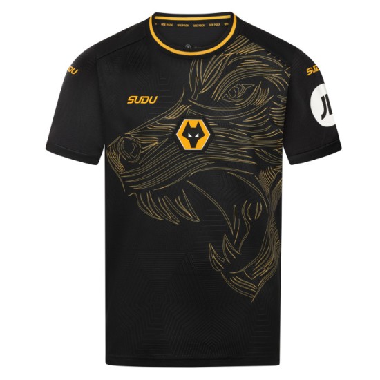 Camiseta de visitante de niño Wolverhampton Wanderers 2024/25 Camiseta de visitante de niño Wolverhampton Wanderers 2024/25