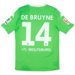 Camiseta de casa DE BRUYNE VfL Wolfsburg 2014/15 para hombres