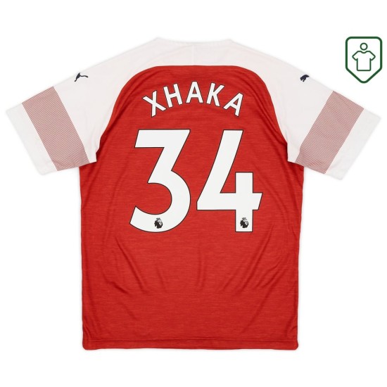 Camiseta retro local hombre Arsenal 2018/19 Xhaka #34 Camiseta retro local hombre Arsenal 2018/19 Xhaka #34