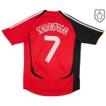 Camiseta retro visitante Alemania 2005/07 para hombre Schweinsteiger #7
