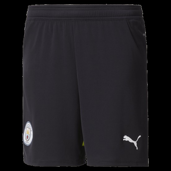 Pantalones cortos de local de niños Manchester City 2024/25 - Negro
