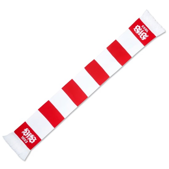 Bufanda Block Stripe Crest - Blanco/Rojo VfB Stuttgart Bufanda Block Stripe Crest - Blanco/Rojo VfB Stuttgart
