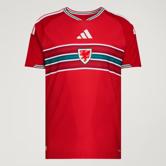 Camiseta local auténtica de la Copa del Mundo 2026 de Gales para niño