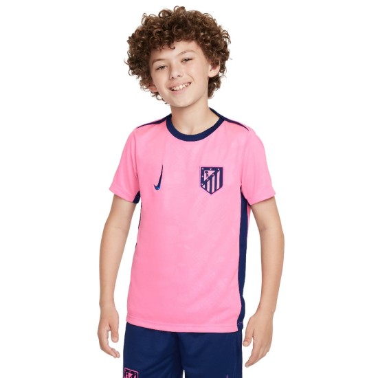Camiseta de prematch de tercera UEFA de niño Atlético Madrid 2024/25