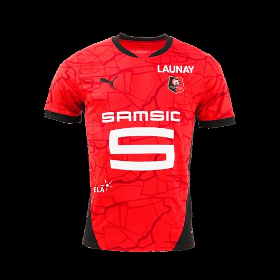 Camisa de casa para niño Rennes 2024/25 Camisa de casa para niño Rennes 2024/25