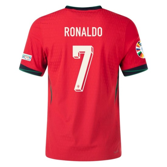 Cristiano Ronaldo #7 Portugal Camiseta Versión Jugador de Local EURO 2024