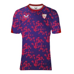 Camiseta de pre partido de tercera de mujer Sevilla FC 2024/25 - Morada