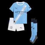 Kit Local Manchester City 2025/26 Niño
