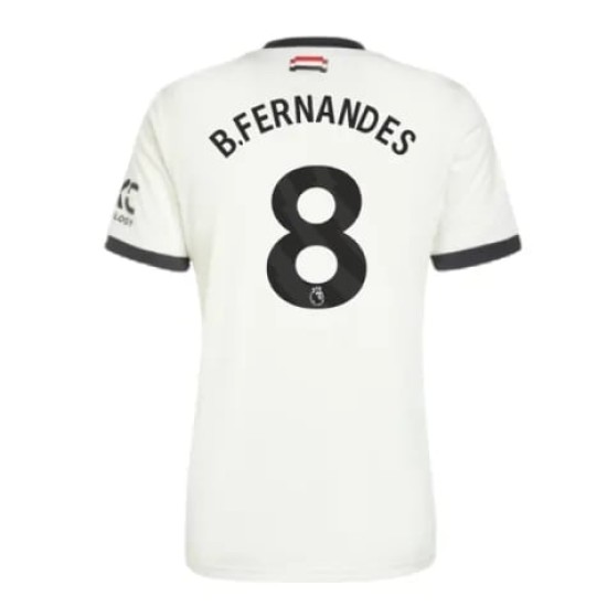 Camiseta tercera B.FERNANDES Manchester United 2024/25 para niños Camiseta tercera B.FERNANDES Manchester United 2024/25 para niños