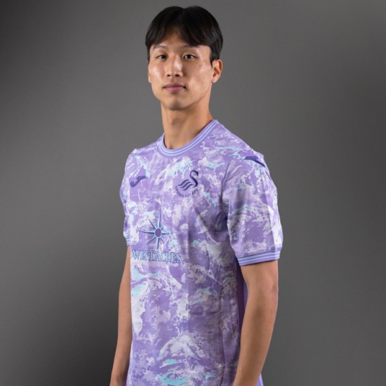 Camiseta Tercera de Swansea City 2024/25 para Mujeres Camiseta Tercera de Swansea City 2024/25 para Mujeres