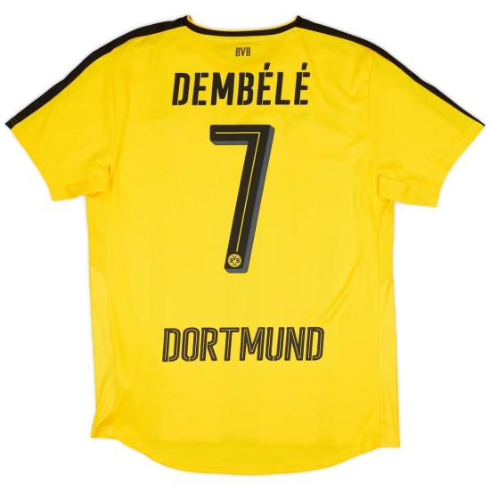 Camiseta de casa O.DEMBELE BVB Borussia Dortmund 2016/17 para mujeres
