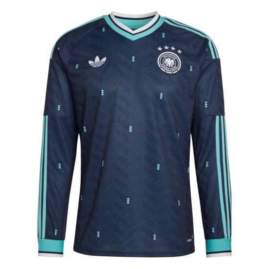Camiseta Mundial 2026 Visitante Manga Larga Alemania Mujer Camiseta Mundial 2026 Visitante Manga Larga Alemania Mujer