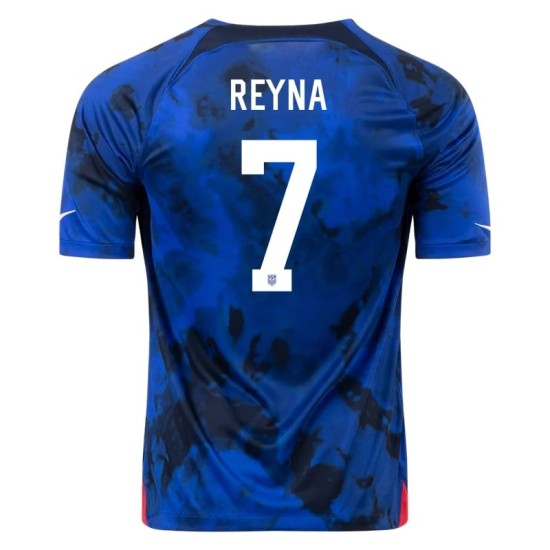 Giovanni Reyna #7 USMNT Camiseta de Visita Mundial 2022
